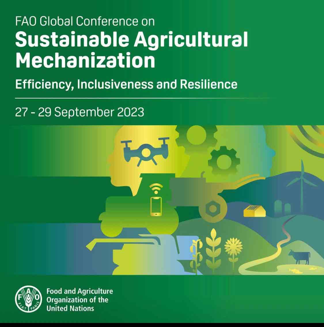 برگزاری اولین کنفرانس جهانی مکانیزاسیون کشاورزی پایدار در رم